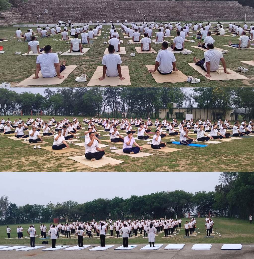 Special Yoga Session Held at Bangarh Reserve Police Battalion